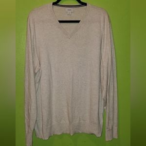 Heather oatmeal color sweater